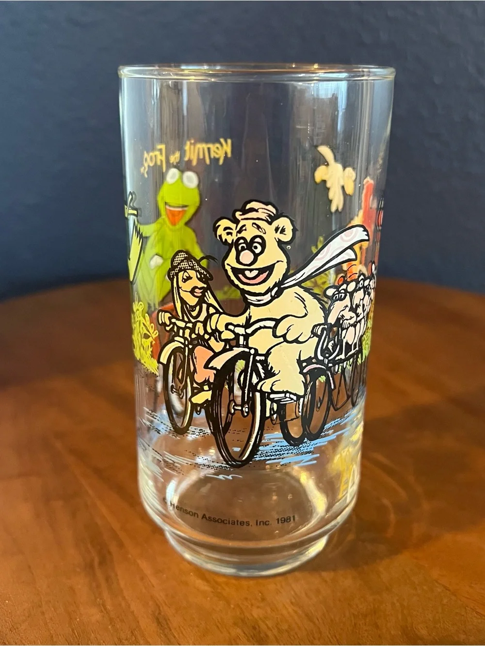 The Great Muppet Caper Kermit The Frog McDonalds Collectible Glass